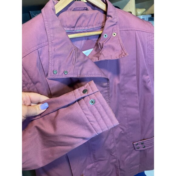 Mulberry Street Womens Quilted Mauve Jacket Size L - Picture 8 of 14